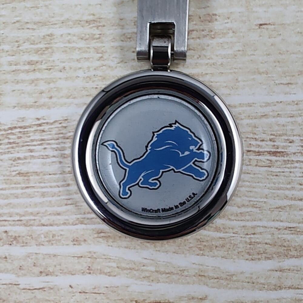 Detroit Lions WinCraft Premium Domed Swivel Key Ring Keychain NFL Gift